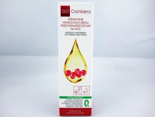 Nawilżające Serum Przeciwzmarszczkowe na noc GoCranberry 30 ml