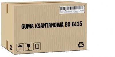 Guma ksantanowa 80 – 25 – 24000 kg – Wysyłka kurierem