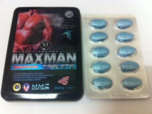 MAXMAN MALE SEX ENHANCEMENT TABLETS