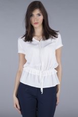 Bluzka - Ściągacz w tali