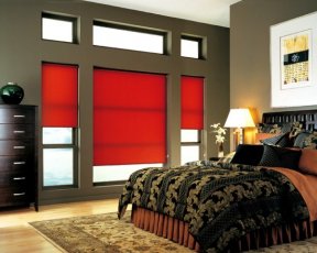 Rolety, plisy - aranżacje