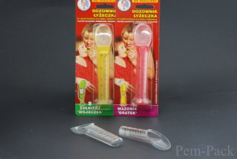 Plastikowe łyżeczki do syropu