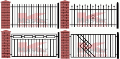 Ogrodzenia METALOWE / KUTE