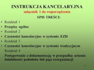Konspekt - Instrukcja kancelaryjna