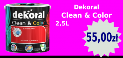 Dekoral Clean & Color 2,5L