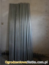 Słupki ogrodzeniowe ocynkowane
