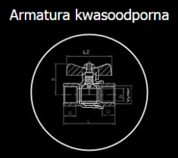 Armatura kwasoodporna