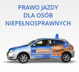Kurs na prawo jazdy dla osób niepełnosprawnych