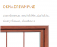 OKNA DREWNIANE