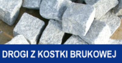 Parkingi, drogi i chodniki z kostki brukowej