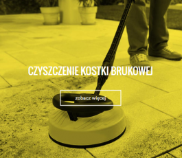 Czyszczenie kostki brukowej