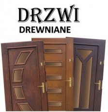 Drzwi zewnętrzne drewniane i stalowe