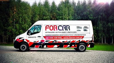 Wynajem aut osobowych i dostawczych oraz lawet