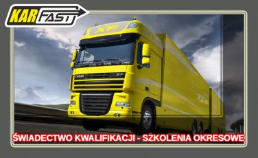  Szkolenia okresowe dla kierowców - świadectwo kwalifikacji