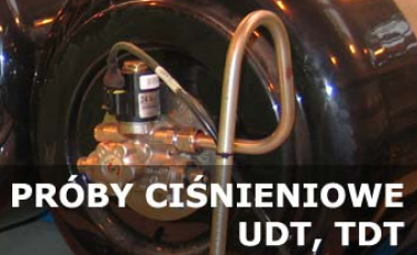 PRÓBY CIŚNIENIOWE UDT, TDT