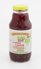 Bio sok z wiśni i jabłek z dodatkiem nasion chia