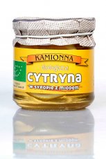Ekologiczna cytryna w syropie z miodem