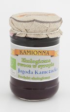 Bio owoce w syropie jagoda kamczacka