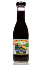 Bio sok bez dodatku cukru z czarnej borówki leśnej