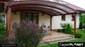 Zadaszenie tarasu pergola z drewna