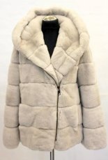 Piękne futro naturalne - kurtka z królika REX