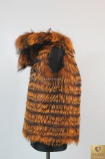 KAMIZELKA LISY SREBRNE FARBOWANE