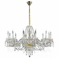 Adel Żyrandol 12 złoty kryształ