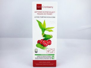 Aktywnie oczyszczający peeling do twarzy GoCranberry 75 ml