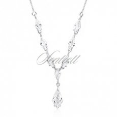 Naszyjnik srebrny pr.925 ślubny stylowy