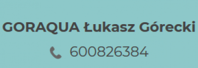 Pogotowie kanalizacyjne GORAQUA