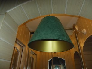 Abażur aksamitny do lampy wiszącej lub podłogowej