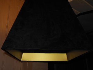 Abażur aksamitny trapezowy do lamp wiszących  lub stojących