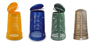 Stojaki Ruff na śmieci do segregacji zestaw 4x120l