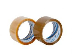 Taśma klejąca 48/60 bezbarwna i brązowa