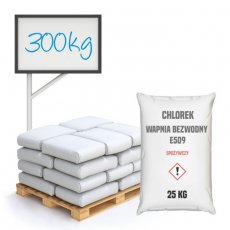 Chlorek wapnia spożywczy E509 – 300 – 1000 kg – Wysyłka 