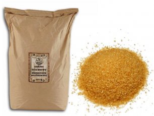 Cukier trzcinowy nierafinowany Demerara–25–650 kg–Kurier