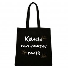 Torba bawełniana czarna nr8