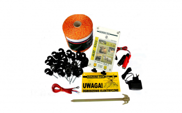 Pastuch elektryczny  zestaw na dziki