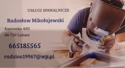 USŁUGI SPAWALNICZE Radosław Mikołajewski