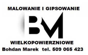 B.M. Bohdan Marek. Gispowanie i malowanie wielkopowierzchniowe.