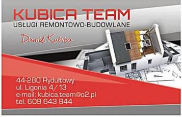 KUBICA TEAM Usługi Remontowo-Budowlane Dawid Kubica