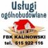 FBK USŁUGI OGÓLNOBUDOWLANE KALINOWSKI KONRAD