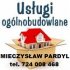 USŁUGI BUDOWLANE Mieczysław Pardyl