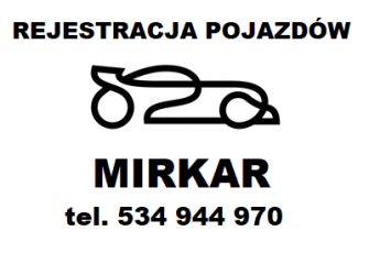 MIRKAR. REJESTRACJA POJAZDÓW.