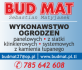 BUDMAT. OGRODZENIA. KOSTKA BRUKOWA.