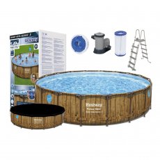 Basen Ogrodowy Stelażowy 549 x 122 cm Bestway 56977