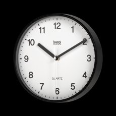 Zegar Ścienny 20 Cm Czarny