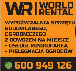 WORLD RENTAL - WYNAJEM MASZYN I URZĄDZEŃ BUDOWLANYCH
