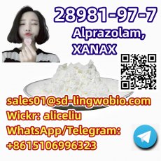 High Purity 28981-97-7 Alprazolam, XANAX