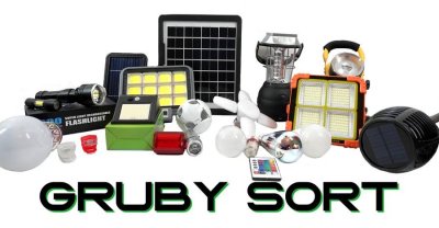 GRUBY SORT. ELEKTRONIKA, NARZĘDZIA, OŚWIETLENIE, SOLARY